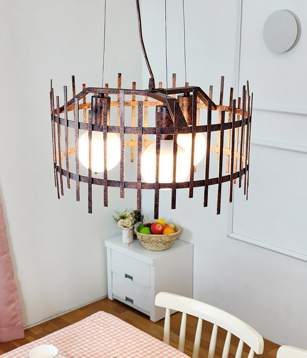 페리니 원형 3등 LED식탁등 식탁전등