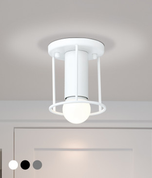 마크 원형 1등 현관등, 베란다조명 (블랙 화이트 그레이)