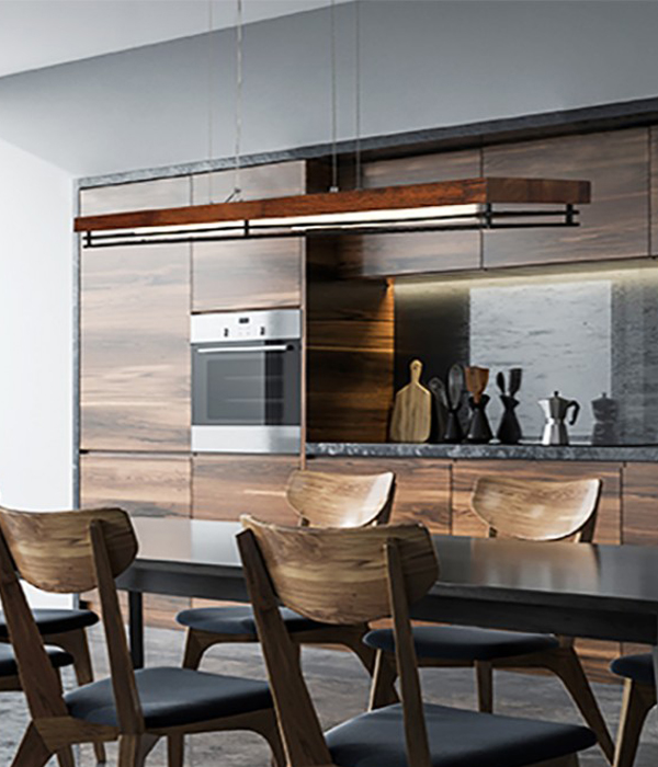 찰스 원목 국산 식탁전등 LED식탁등