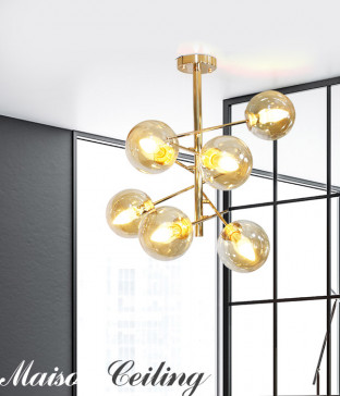 메종 6등 인테리어조명,식탁등 [골드]