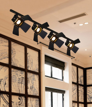 스테이지 1등 레일조명 [블랙/화이트]