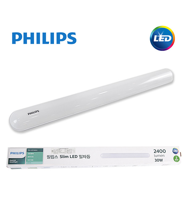 필립스LED 슬림 일자등 30W 주백색