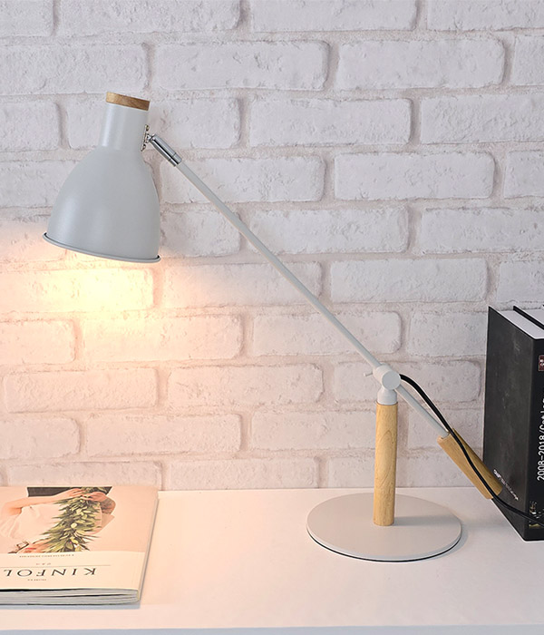 리플 학생스탠드 서재 독서등 (화이트, 블랙)